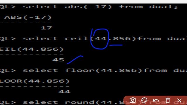 Numeric Functions in SQL - Tamil.#SQL#DBMS смотреть онлайн