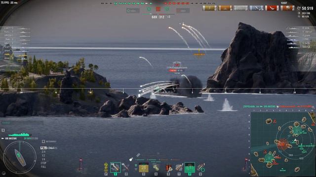World of Warships Akizuki смотреть онлайн