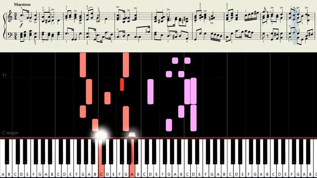 Gaudeamus Igitur from The Academic Festival Overture [Johannes Brahms] | Classic Piano Tutorial Eas смотреть онлайн