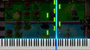 Watery Graves - Plants vs Zombies | Piano Tutorial [MIDI + SHEET]