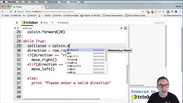How to make a game in Python using Turtle | Python Tutorial смотреть онлайн