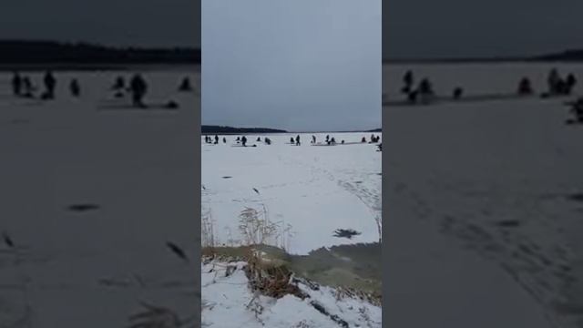 На Сахалине первый рыбак ушел под лед смотреть онлайн