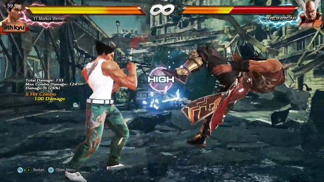 Tekken 7 Kazuya just frame combo смотреть онлайн
