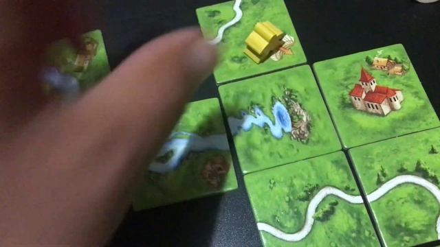Carcassonne with Flying Machines and Watchtowers mini expansions. смотреть онлайн