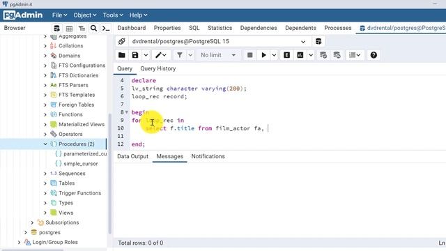 PostgreSQL Cursors || Cursors Available In PostgreSQL || Part 3 For Loop Cursor || Knowledge 360 смотреть онлайн