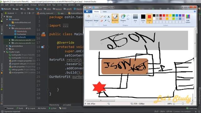 Get Json Data Using Retrofit Library and Show it to android Recyclerview смотреть онлайн