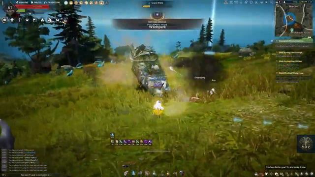 BDO Hunting Grass Rhinos | Shai | 1350 Mastery   Black Desert Online 2024