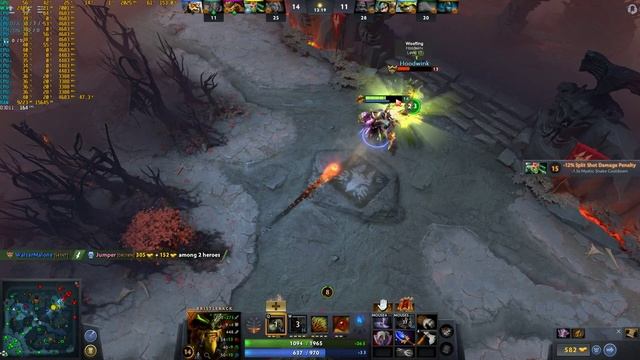 Dota 2 -  Intel I5 12600KF 10C/16HT + RTX 3070 -= Msi Afterburner