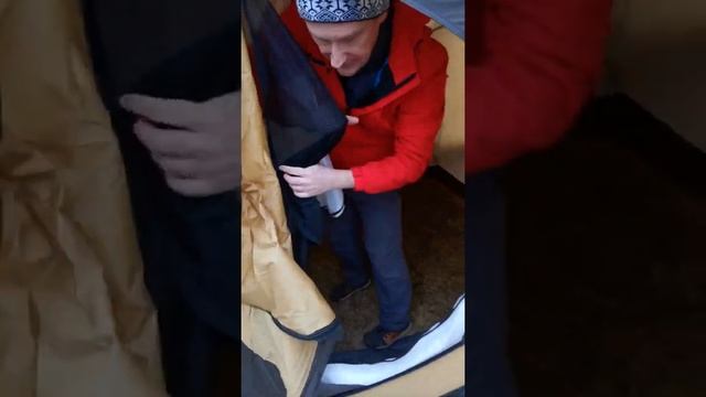 Зимняя Палатка Terbo Mir куб 4 слоя песочного цвета смотреть онлайн