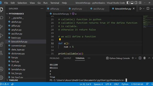 callable function in python | python for beginner смотреть онлайн
