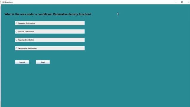 Quiz/MCQ GUI Using Swing / Java / SQL смотреть онлайн