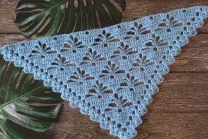 ?МК Узор для шали крючком ?