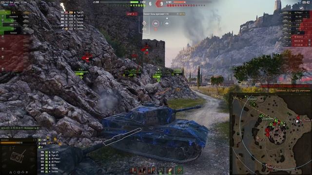 Лютый тяж 9 уровня! Показал кто главный босс в бою. Рекорд урона и невероятный Колобанов на е 75 смотреть онлайн