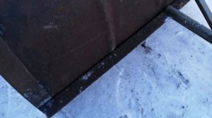 Отвал к мотоблоку для уборки снега Сделал своими руками