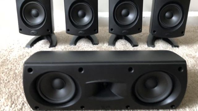 Klipsch Quintet II Home Theater Surround Satellite Speakers смотреть онлайн