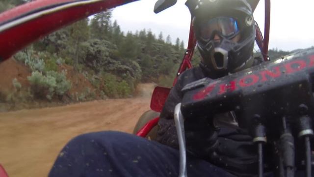 1985 Honda FL350R Odyssey Mini Buggy Test Ride up Trail 4 смотреть онлайн