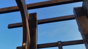 Пергола своими руками. Нюансы постройки, особенности конструкции, что получилось.