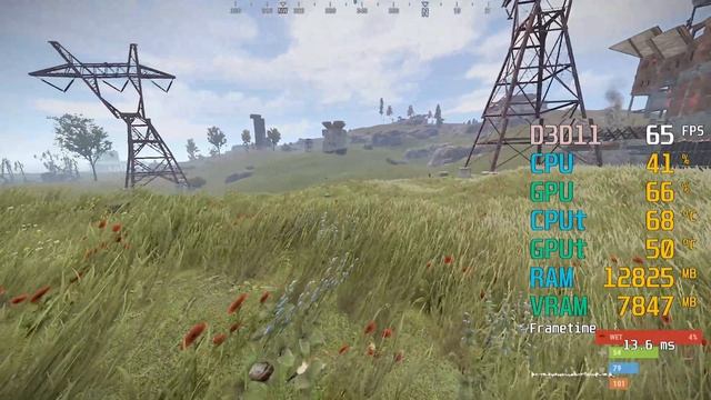 GeForce RTX 3050 -- AMD Ryzen 5 5600G -- Rust FPS Test смотреть онлайн