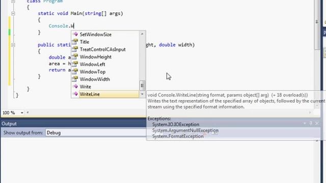 C# Method смотреть онлайн