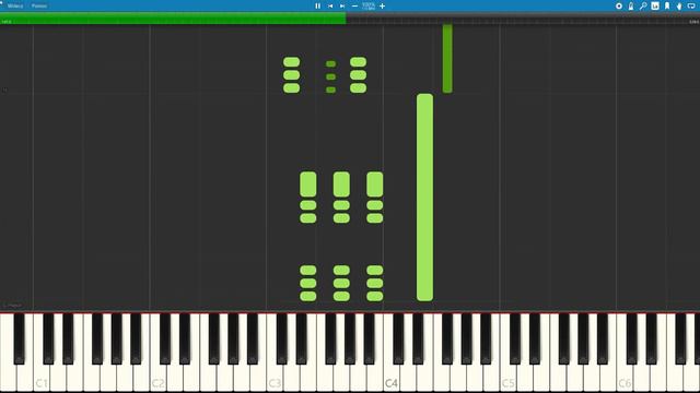 Warcraft 3 Human 1 theme Synthesia piano смотреть онлайн