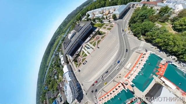 Музей космонавтики- Калуга 19, аэросъёмка смотреть онлайн