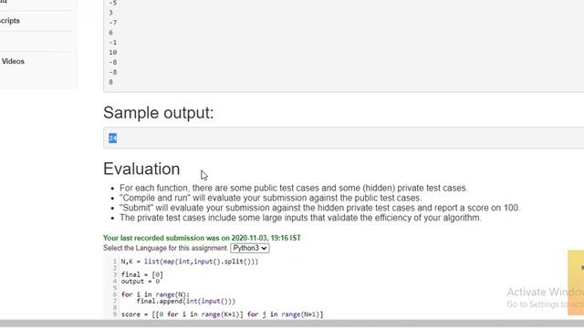 Design and Analysis of Algorithms | NPTEL | Week7 Assignment Solution | IOI Training Camp 20xx смотреть онлайн