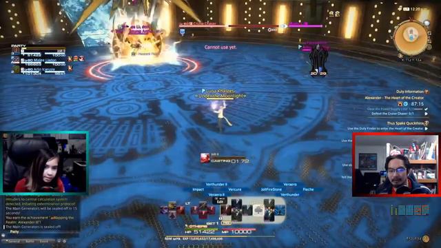 FFXIV Dad and Daughter fight Cruise Chaser in Breath of the Creator! Dungeons with Penny Ep.75 смотреть онлайн