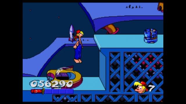 Sega Mega Drive 2 (Smd) 16-bit Bubba and Stix Stage 5 The Spaceport Final / Космический Аэропорт