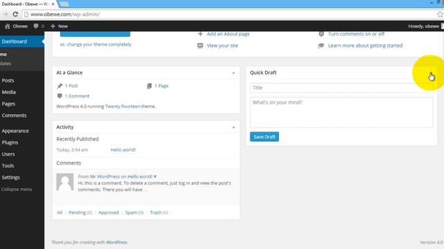 Sreen Option Wordpress v4 смотреть онлайн