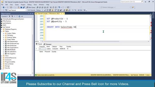 SQL Complete Course | 36 - Manipulate Two or More Tables in a Single Stored Procedure | SQL Tutoria смотреть онлайн