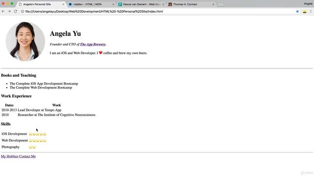 Using HTML Tables for Layout | 100 Days of Code: The Complete Python Pro Bootcamp for 2022 смотреть онлайн
