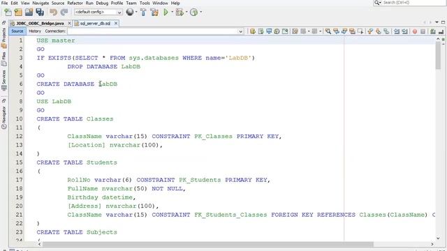 (java) JDBC - ODBC смотреть онлайн