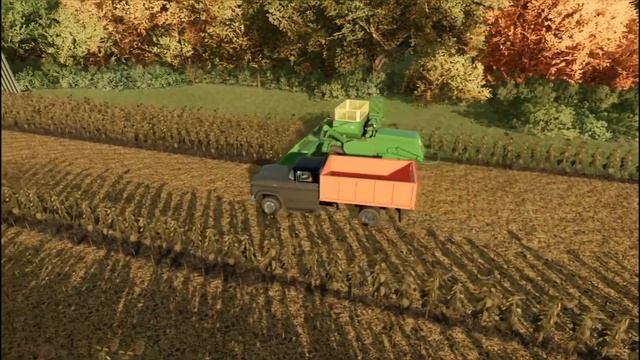 Sunflower Harvest! Farming Simulator 22 (1950s Mod) смотреть онлайн