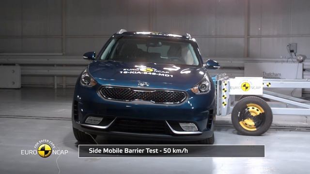 Euro NCAP Crash Test of Kia Niro 2016 - ★★★★ смотреть онлайн