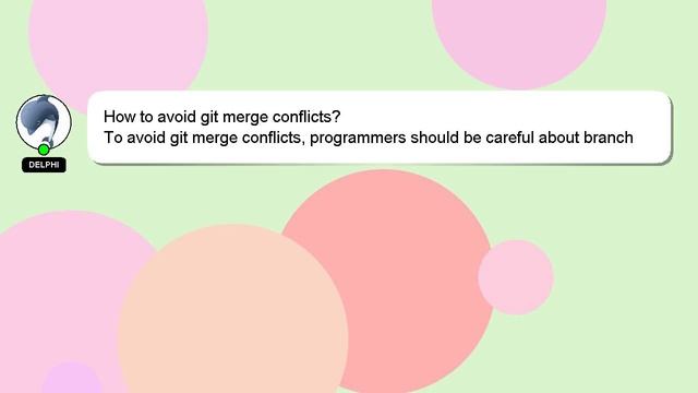 How to avoid git merge conflicts? смотреть онлайн