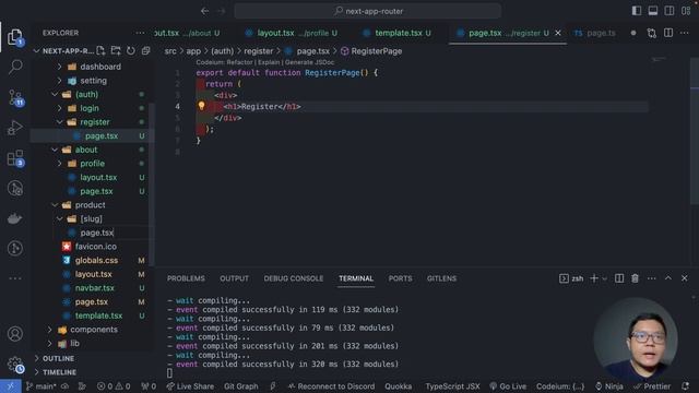 Tutorial Next JS Bahasa Indonesia App Router : 3.Group & Dynamic Routes смотреть онлайн