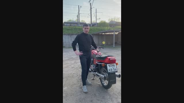 Знакомство, первое видео с мотоциклом Jawa смотреть онлайн