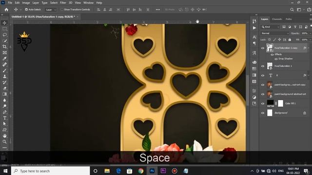 Happy Women's Day March-8 Poster Design in | Photoshop 2021 Tutorial | смотреть онлайн