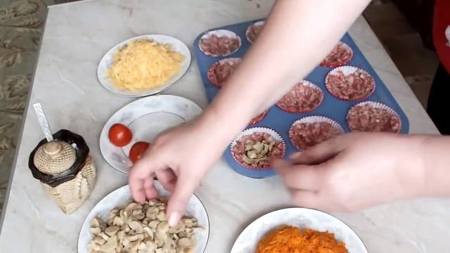 Как приготовить мясные маффины смотреть онлайн