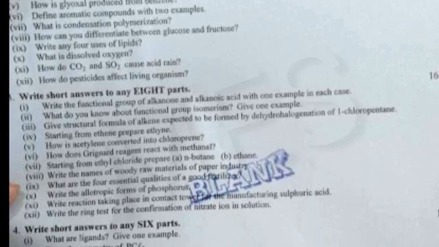 12th Class Chemistry Faisalabad Board First Time Paper 2023 | Chemistry 12th class 2023 Faisalabad смотреть онлайн