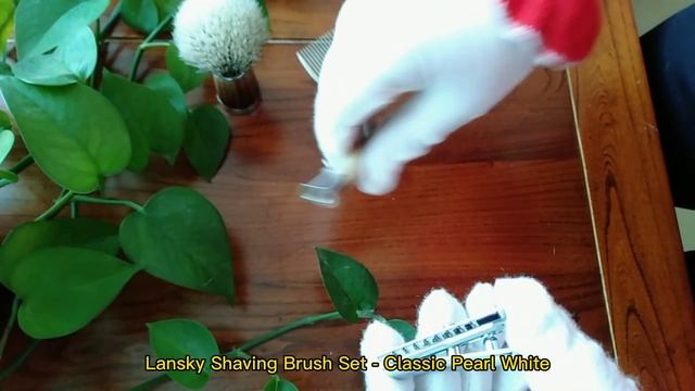 Lansky Shaving Brush Set - Classic Pearl White смотреть онлайн