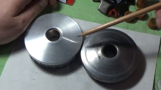 Сравнение Вариатора Японского Honda Dio 2t с Koso