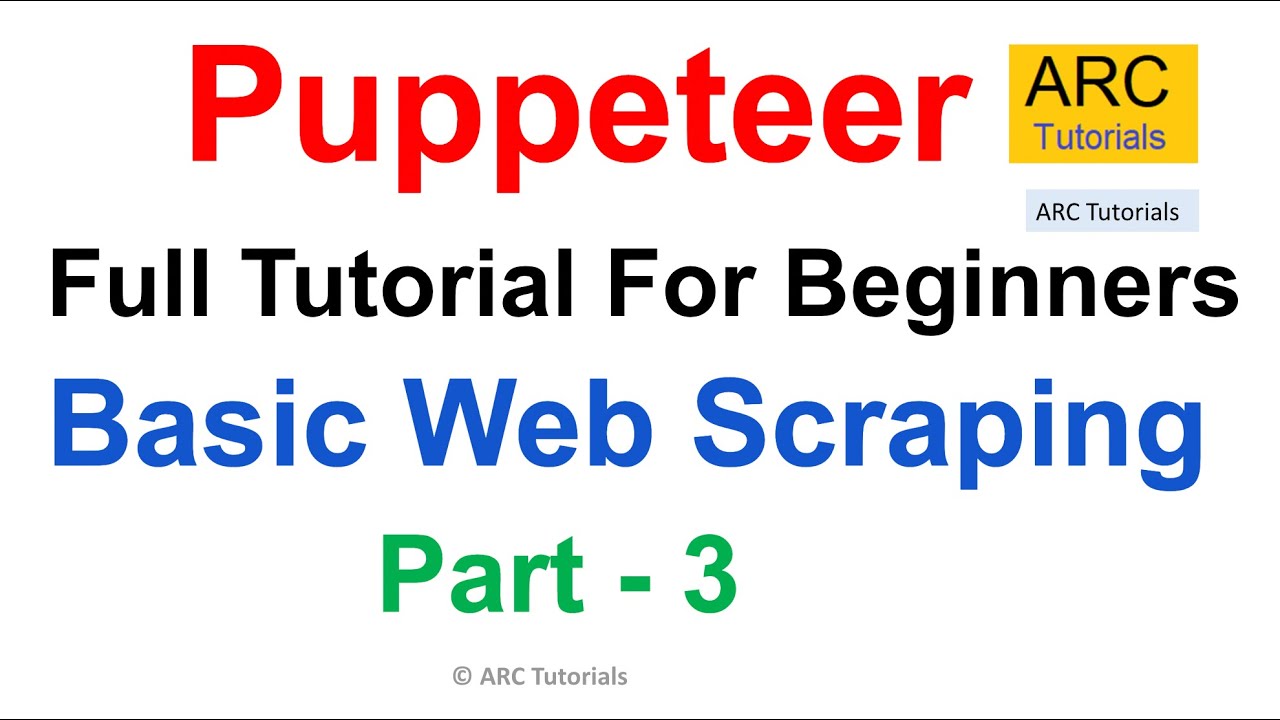 Урок №3 Puppeteer| Основы веб-скрейпинга смотреть онлайн