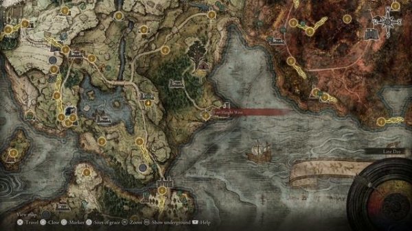 Elden Ring WAYPOINT RUINS CELLAR Location - Sellen The Sorceress location