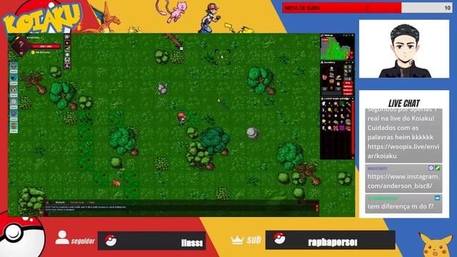 POKE RUN! BASE SHINY SPRITE GBA! GAME TA MUITO BOM! MOBILE E PC! VEM LIVE ON GOGO