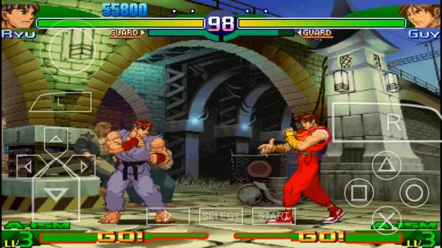 Street Fighter 3(PPSSPP) Android Gameplay Street Fighter alpha 3 Max смотреть онлайн