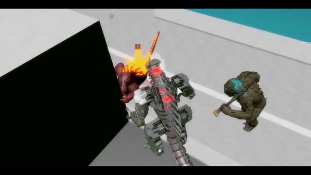 MECHAGODZILLA VS KONG AND GODZILLA IN ROBLOX! | Project Kaiju смотреть онлайн
