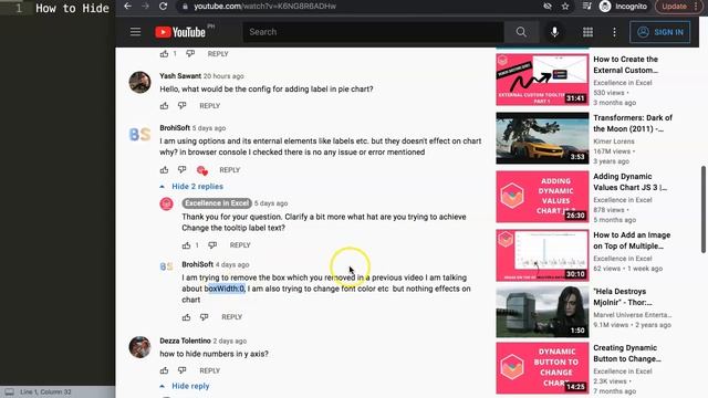 How to Hide the Tooltip Boxes in Chart.js смотреть онлайн