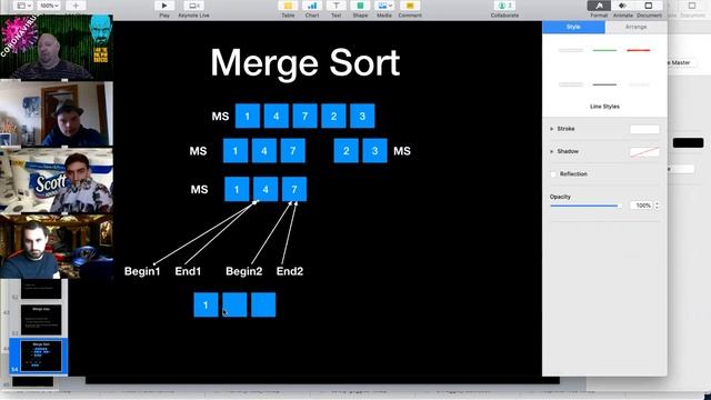 CSC300 3/26/20 - Recursion and Merge Sort смотреть онлайн