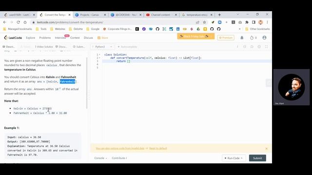 LC2469 : Convert the Temperature смотреть онлайн